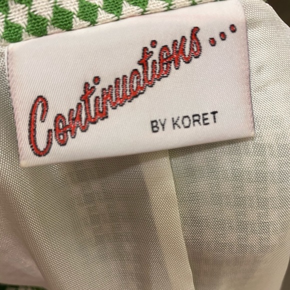 2 piece set blazer skirt gingham green - Picture 14 of 16